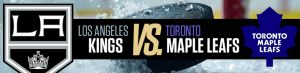 Pronosticos Kings vs. Maple Leafs, Cuotas y Bonos de Apuestas