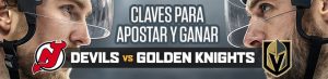 Claves para Apostar y Ganar en el Devils vs. Golden Knights de la NHL