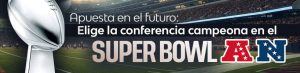Apuestas de futuro: Elige la conferencia campeona en el Super Bowl