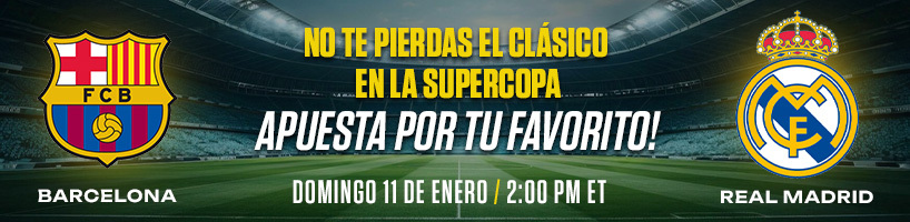 No te pierdas el Clásico en la Supercopa: apuesta por tu favorito!