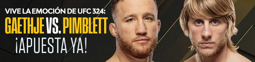 Vive la emoción de UFC 324: Gaethje vs. Pimblett, ¡Apuesta Ya!