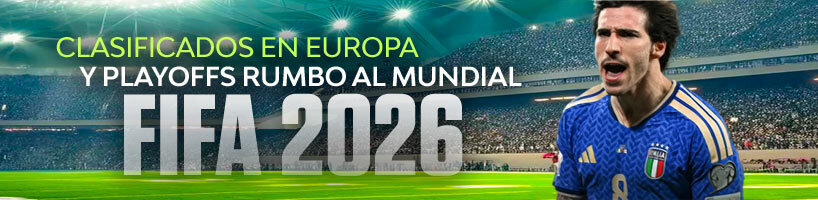 Clasificados en Europa y Playoffs rumbo al Mundial FIFA 2026