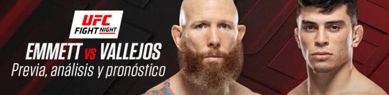 Emmett vs Vallejos previa, análisis y pronóstico UFC Fight Night