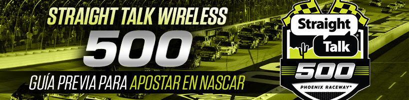Straight Talk Wireless 500 guía previa para apostar en NASCAR