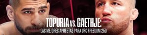 Topuria vs. Gaethje: Las Mejores Apuestas para UFC Freedom 250