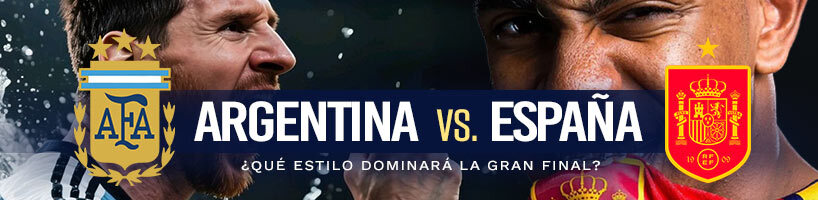 Argentina vs. España: ¿Qué estilo dominará la gran Final?