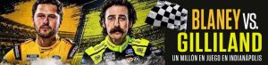 Blaney vs. Gilliland un millón en juego en Indianápolis