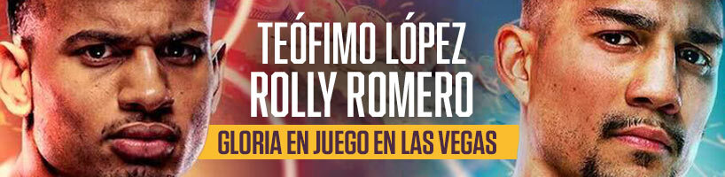 Teófimo López vs. Rolly Romero gloria en juego en Las Vegas