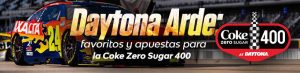 Daytona arde favoritos y apuestas para la Coke Zero Sugar 400