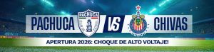 Pachuca vs. Chivas Apertura 2026 choque de alto voltaje!
