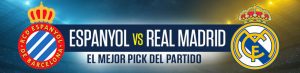 Pronóstico Espanyol vs Real Madrid el mejor pick del partido