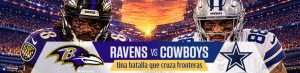 Apuestas Ravens vs Cowboys una batalla que cruza fronteras