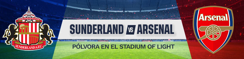 Apuestas Sunderland vs. Arsenal: pólvora en el Stadium of Light