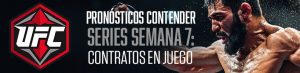Pronósticos Contender Series Semana 7 contratos en juego