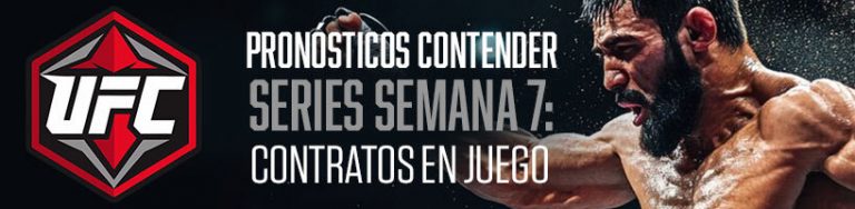 Pronósticos Contender Series Semana 7 contratos en juego