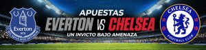 Apuestas Everton vs Chelsea: un invicto bajo amenaza