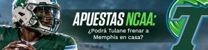 Apuestas NCAA ¿podrá Tulane frenar a Memphis en casa