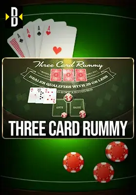 Play Three Card Rummy Casino Game